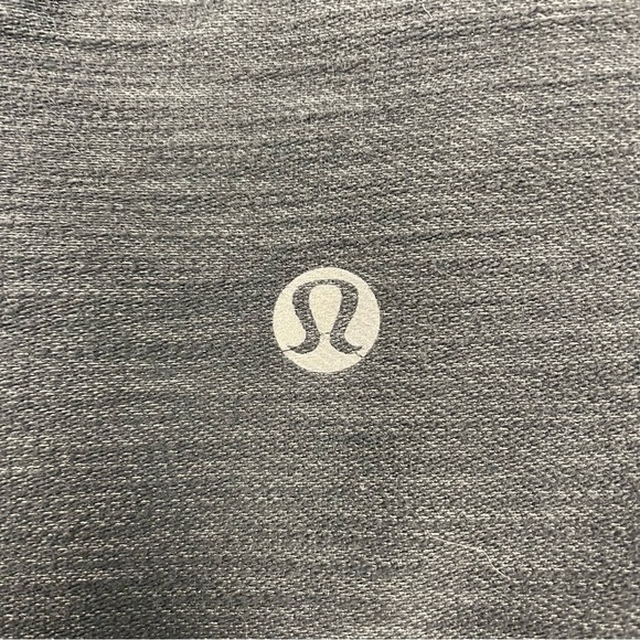 Lululemon Slub Denim Black Dark Gray Capri Cropped Leggings Size 6 - Picture 3 of 7